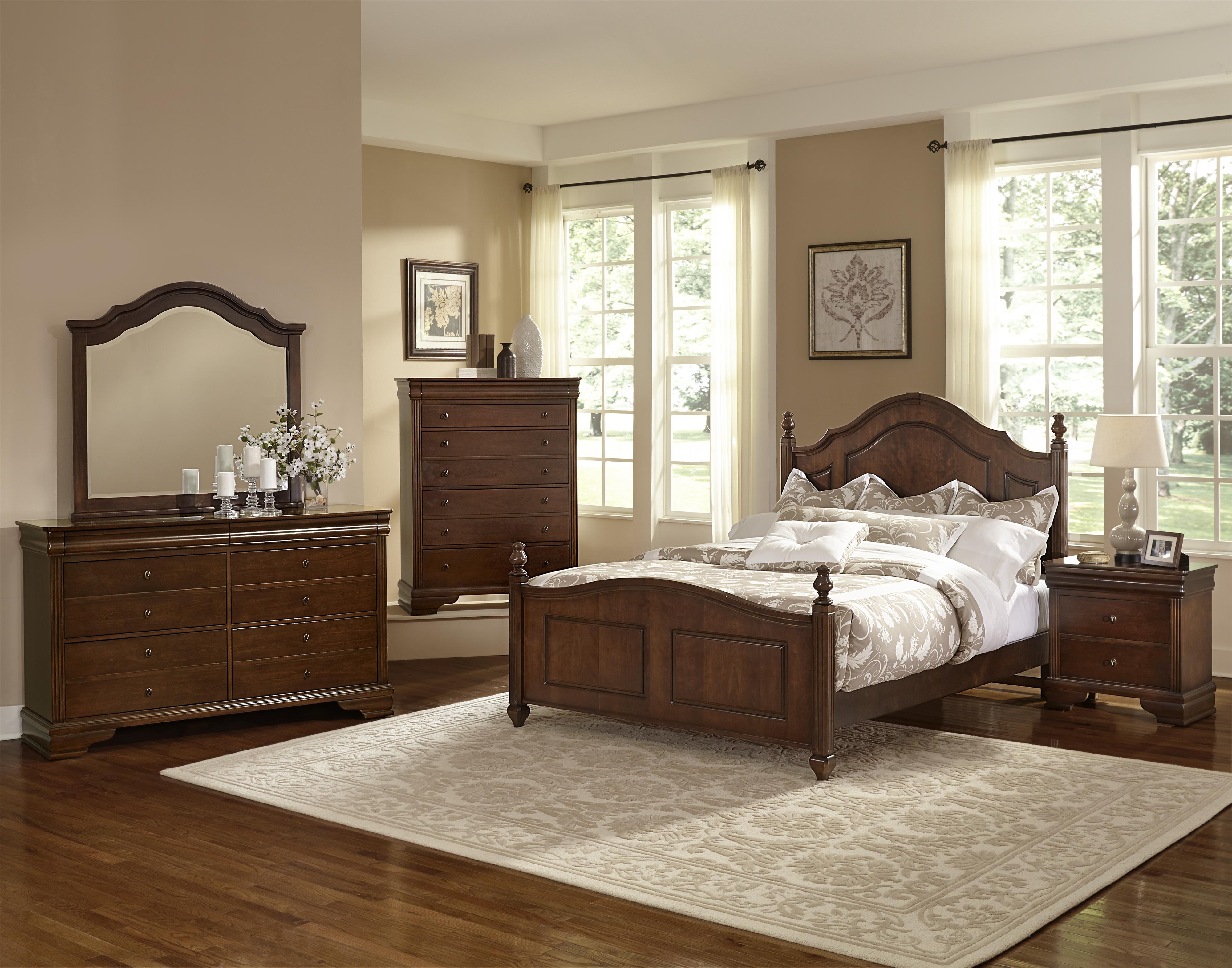 Vaughan Bassett French Market Traditional King Poster Bed Belfort